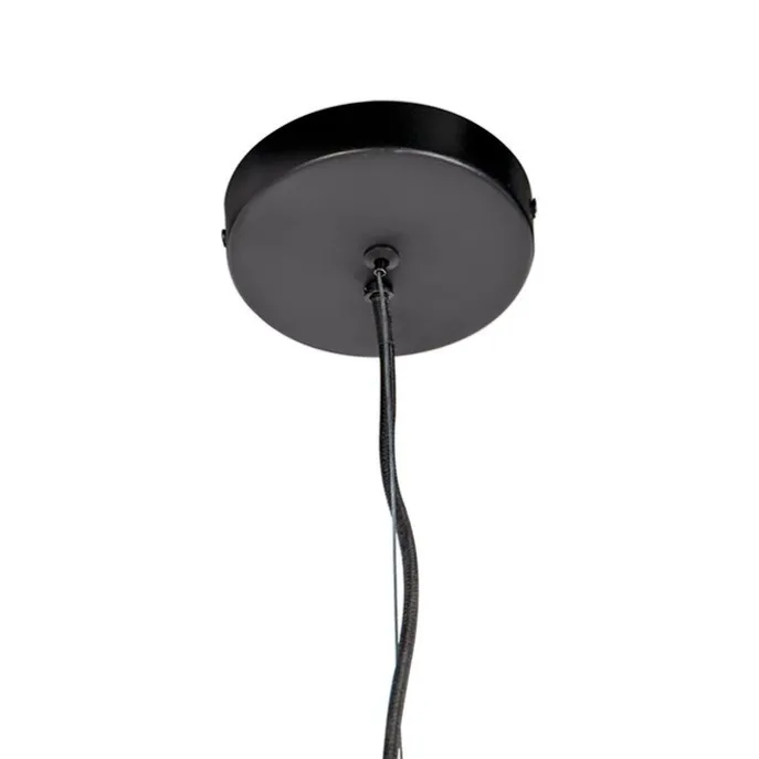 Orientalische Hängelampe schwarz - Nidum Rombo