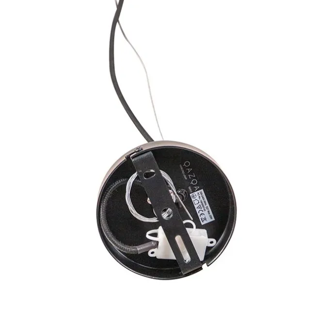 Orientalische Hängelampe schwarz - Nidum Rombo