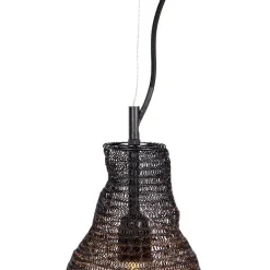 Orientalische Hängelampe schwarz - Nidum Rombo