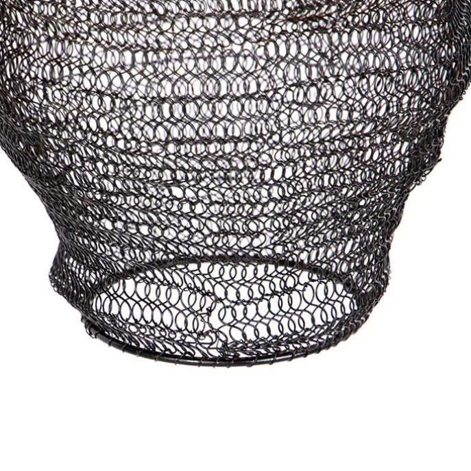 Orientalische Hängelampe schwarz - Nidum Rombo