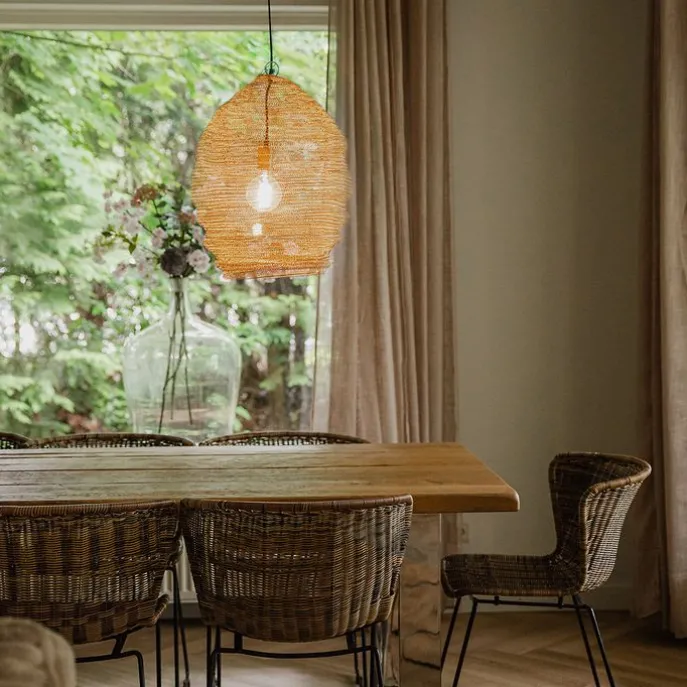 Orientalische Pendelleuchte Gold - Nidum