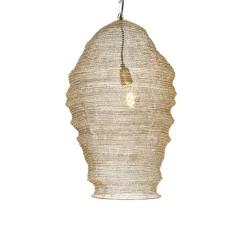Orientalische Pendelleuchte Gold - Nidum