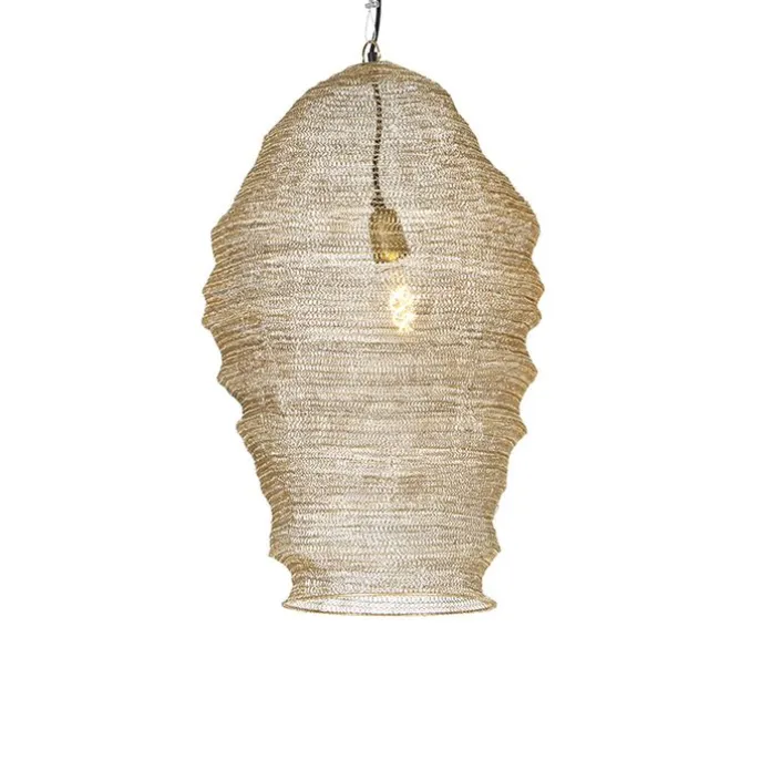 Orientalische Pendelleuchte Gold - Nidum
