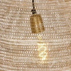 Orientalische Pendelleuchte Gold - Nidum