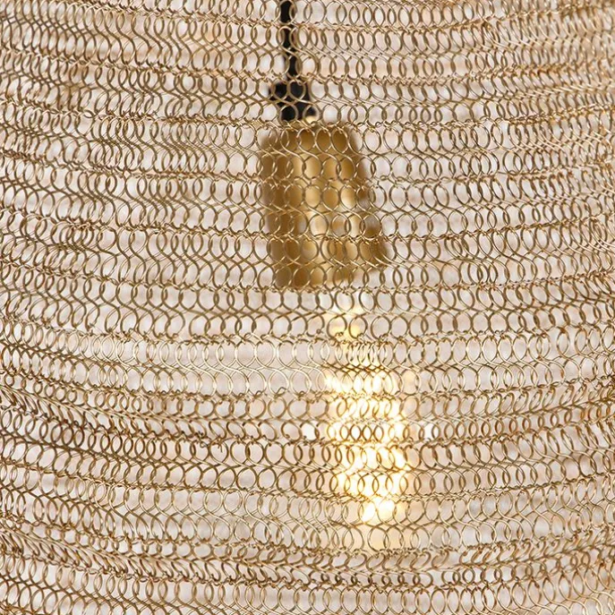 Orientalische Pendelleuchte Gold - Nidum