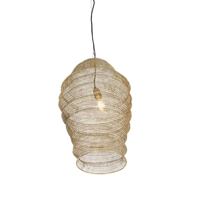 Orientalische Pendelleuchte Gold - Nidum