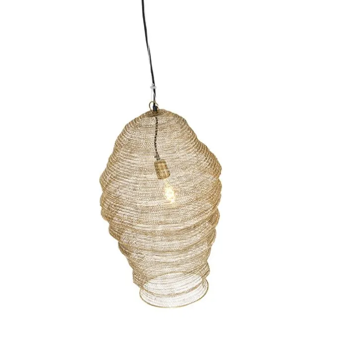 Orientalische Pendelleuchte Gold - Nidum