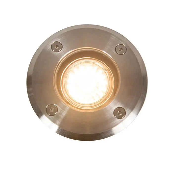 Outdoor Ground Spot Stahl 11cm IP67 - Basic Round