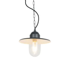 Outdoor ländliche Hängelampe anthrazit IP44 - Kansas Graphit