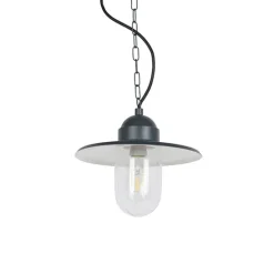 Outdoor ländliche Hängelampe anthrazit IP44 - Kansas Graphit