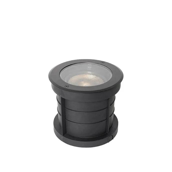 Outdoor-Bodenstrahler schwarz AR111 einstellbar IP65 - Delux Honey