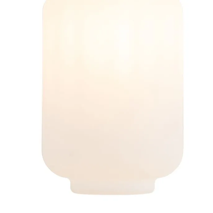 Outdoor-Hängelampe weiß 20 cm mit Stecker IP44 - Pion