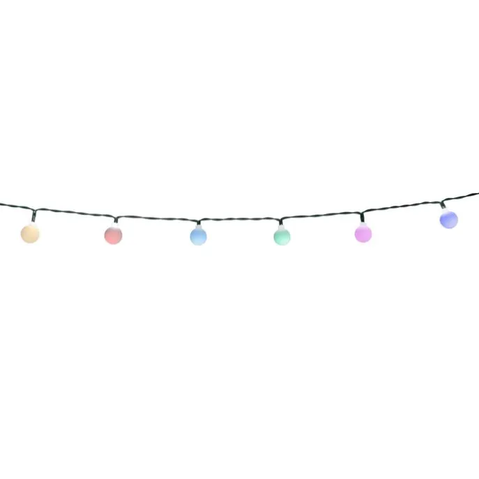Outdoor-Lichterkette 7m inkl. LED 50-Licht RGBW Solar - Festival