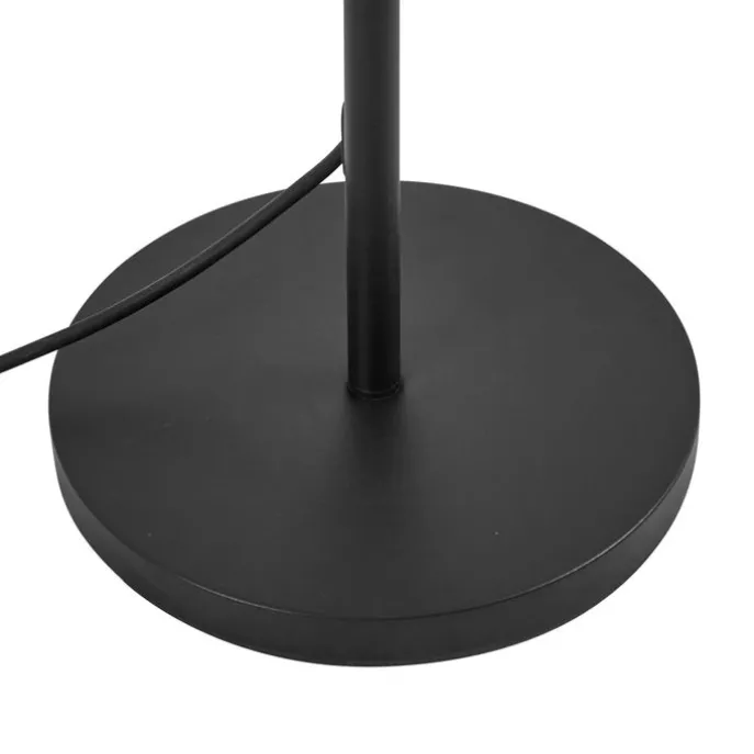 Outdoor-Stehleuchte schwarz mit grünem Seilschirm IP44 - Virginia Jayla