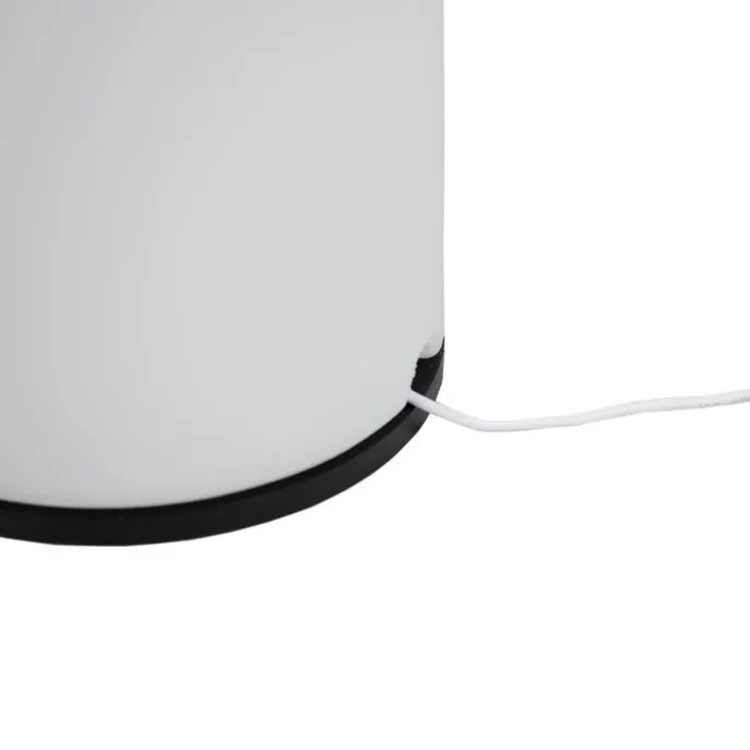 Outdoor-Stehleuchte weiß inkl. LED IP65 Wiederaufladbar RGBW - Fity