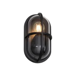 Outdoor-Wandleuchte schwarz oval IP65 - Target