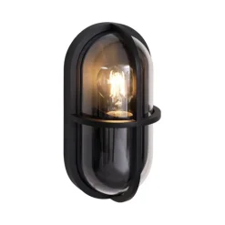 Outdoor-Wandleuchte schwarz oval IP65 - Target