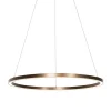 Pendelleuchte Bronze 80 cm inkl. LED 3-Stufen-Dimmbar - Girello