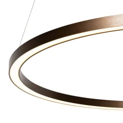 Pendelleuchte Bronze 80 cm inkl. LED 3-Stufen-Dimmbar - Girello