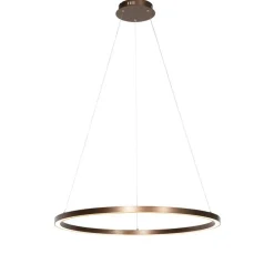 Pendelleuchte Bronze 80 cm inkl. LED 3-Stufen-Dimmbar - Girello