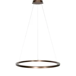 Pendelleuchte Bronze 80 cm inkl. LED 3-Stufen-Dimmbar - Girello