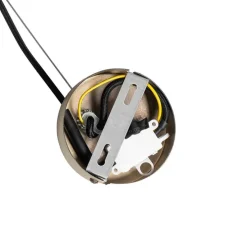 Pendelleuchte Bronze mit Bernsteinglas 13 Lichter - Bianca