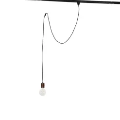 Pendelleuchte Dunkelbronze für Schienensystem 1-phasig - Iconic Cavalux