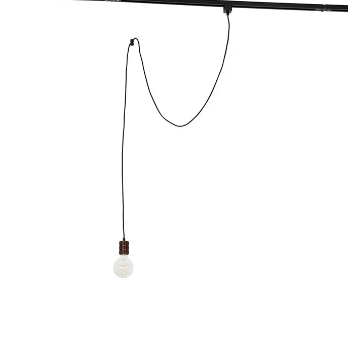 Pendelleuchte Dunkelbronze für Schienensystem 1-phasig - Iconic Cavalux