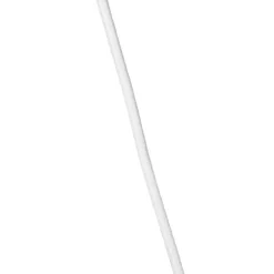 Pendelleuchte im Landhausstil weiß mit Rattan - Rattan