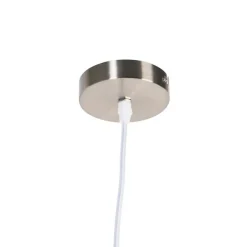 Pendelleuchte im Landhausstil weiße Kugel 35cm - Corda