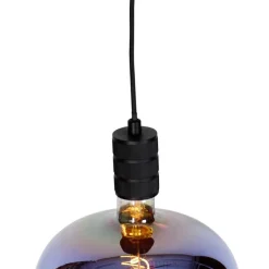 Pendelleuchte mit Schienenaufhängung schwarz inkl. LED G220 - Cavalux