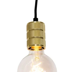 Pendelleuchte mit Schienenaufhängung Gold - Iconic Cavalux