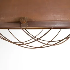 Pendelleuchte rost mit goldener Innenseite - Engine