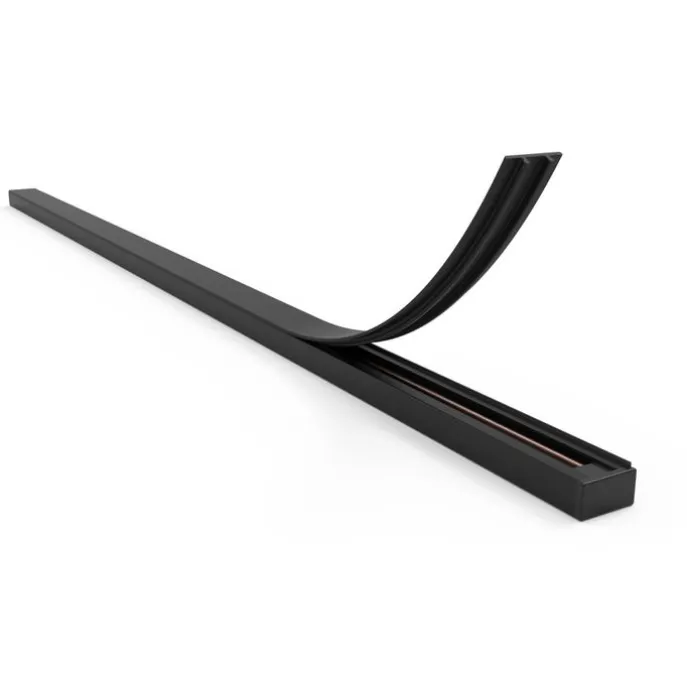 1-Phasen Schienenabdeckung schwarz 87 cm - Iconic
