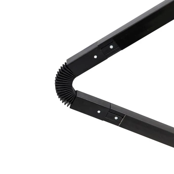 1-Phasen-Schienensystem mit 5 Spots in Dunkelbronze und Schwarz - Rondoo Up