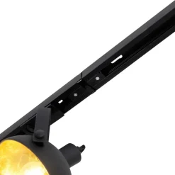 1-Phasen-Schienensystem mit 3 Strahlern schwarz verstellbar - Magnax