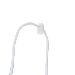 1-Phasen-Schienensystem mit 3 Strahlern und Hängelampen weiß - Cavalux Jeana