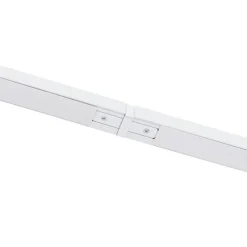 1-Phasen-Schienensystem mit 3 Strahlern und Hängelampen weiß - Cavalux Jeana