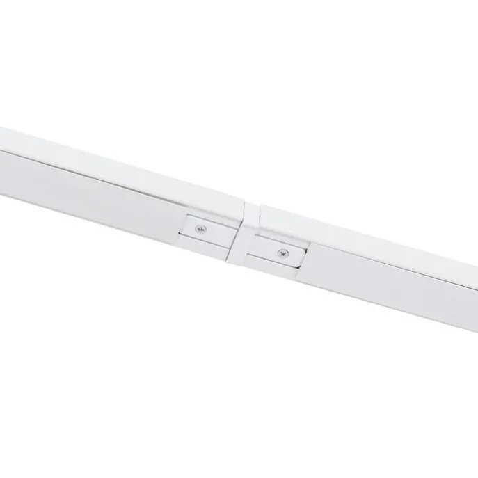 1-Phasen-Schienensystem mit 3 Strahlern und Hängelampen weiß - Cavalux Jeana