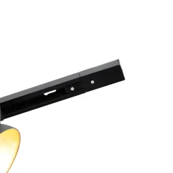 1-Phasen-Schienensystem mit 6 Strahlern schwarz verstellbar - Magnax Jeana