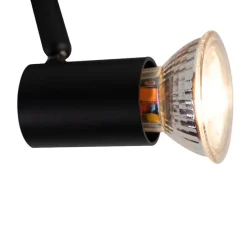 3-Phasiger Schienenstrahler schwarz GU10 50mm - 3-Phasig Jeany