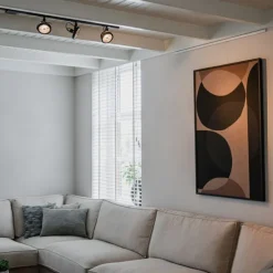 1-phasiger Schienenstrahler schwarz - Iconic Go