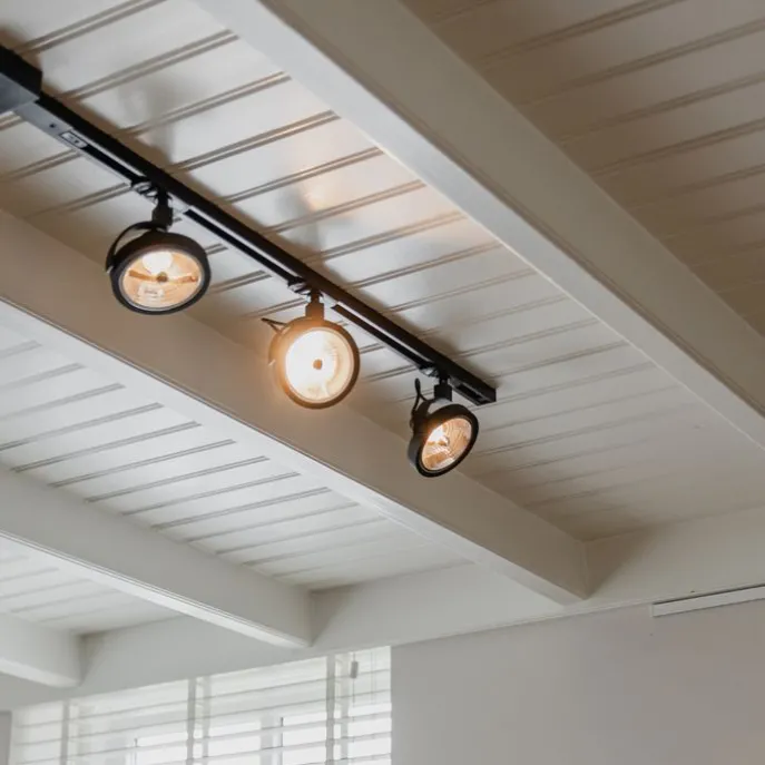 1-phasiger Schienenstrahler schwarz - Iconic Go