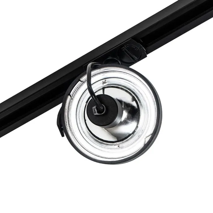 1-phasiger Schienenstrahler schwarz - Iconic Go