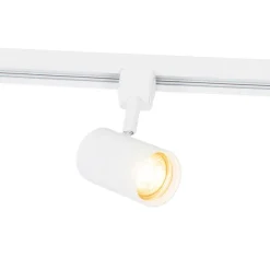 1-Phasiges Schienensystem mit 6 verstellbaren weißen Strahlern - Magnax Jeana