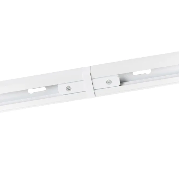 1-Phasiges Schienensystem mit 6 verstellbaren weißen Strahlern - Magnax Jeana