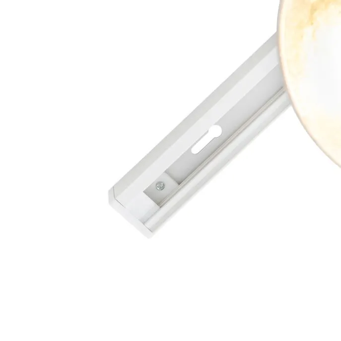 1-Phasiges Schienensystem mit 6 verstellbaren weißen Strahlern - Magnax Jeana