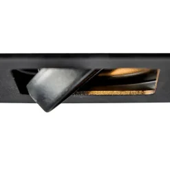 Quadratischer Einbauspot schwarz schwenk- und neigbar - Artemis