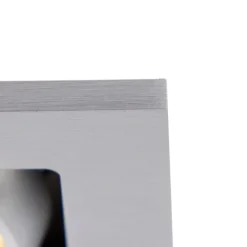 Rechteckiger Einbauspot aus 2-flammigem Aluminium - Qure