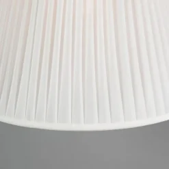 Retro Hängelampe Creme 45 cm - Plissee